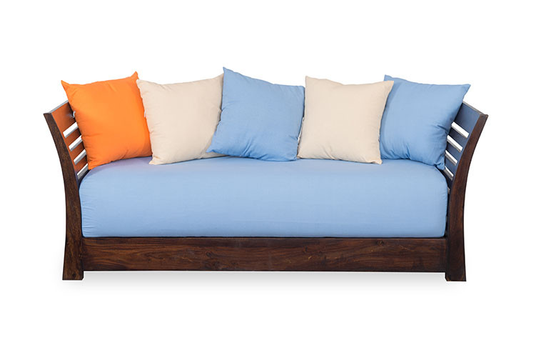 Wibrant Solid Wood Sofa Set 3+1+1(5Seater)